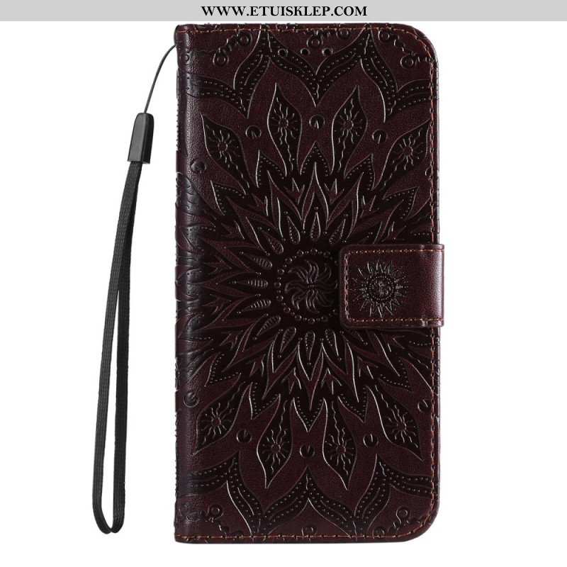 Etui Na Telefon Pokrowce do Xiaomi 12T / 12T Pro z Łańcuch Mandala Słoneczna Na Ramiączkach